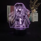 3d-фигурная лампа Mikan, атмосферная светодиодсветодиодный иллюзия, Ночной светильник, ночсветильник Danganronpa, настольная, для детей, аниме, поклонники, подарок, декор для домашвечерние