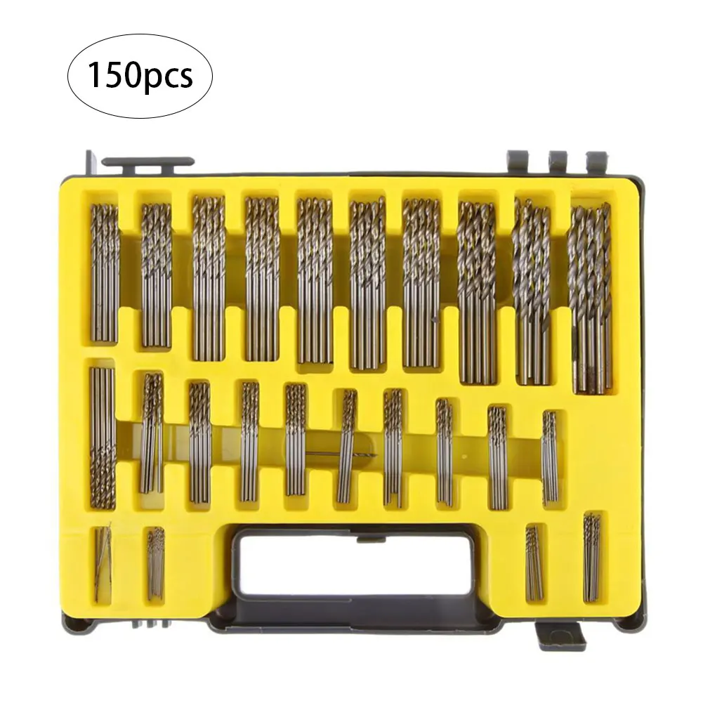 

150pcs/set Mini HSS Twists 0.4-3.2mm Micro Twist Drilling Bits Straight Shank Drill Set For Circuit Boards Engraving Drill Bits