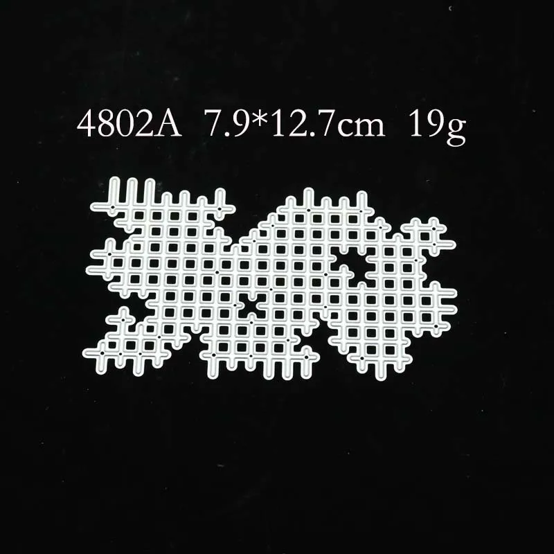 

JC Grid Leak Background Frame Shape Metal Cutting Dies Scrapbooking Craft Mold Stencil Handmade Tool Paper Card Make Template