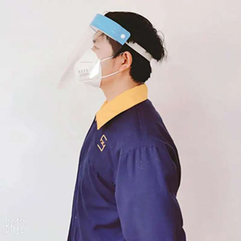 Регулируемая Пылезащитная Полнолицевая маска с защитой от капель козырек для