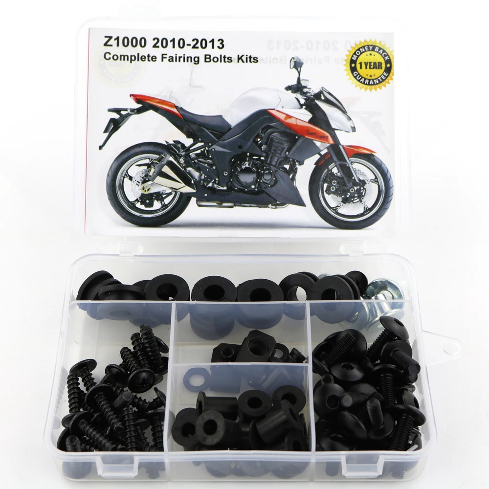 

Для Kawasaki Z1000 2010 2011 2012 2013 мотоциклетные полностью обтекающие болты в комплекте, зажимы, винты-хомуты, гайки, сталь