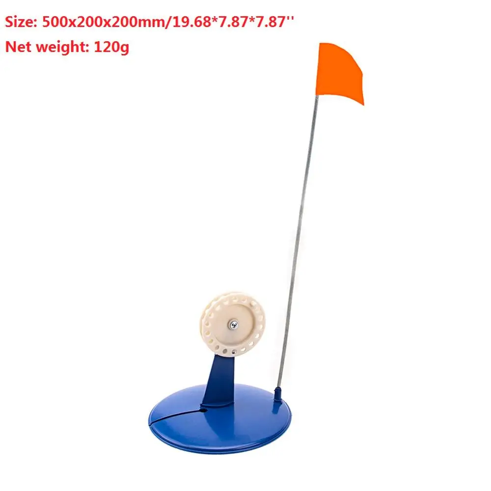 Portable Durable Winter Ice Fishing Rod Automaticly Tip-up with Spool Foldable Marker Flag for Winter Fishing Tackle Equipment - Цвет: 50x20x20cm