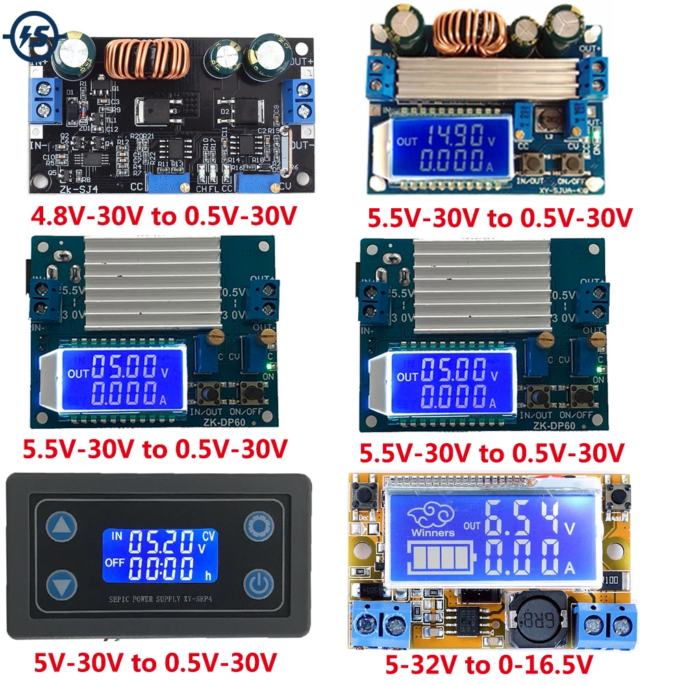 Напряжение Boost понижающий преобразователь Регулируемый шаг вверх/вниз