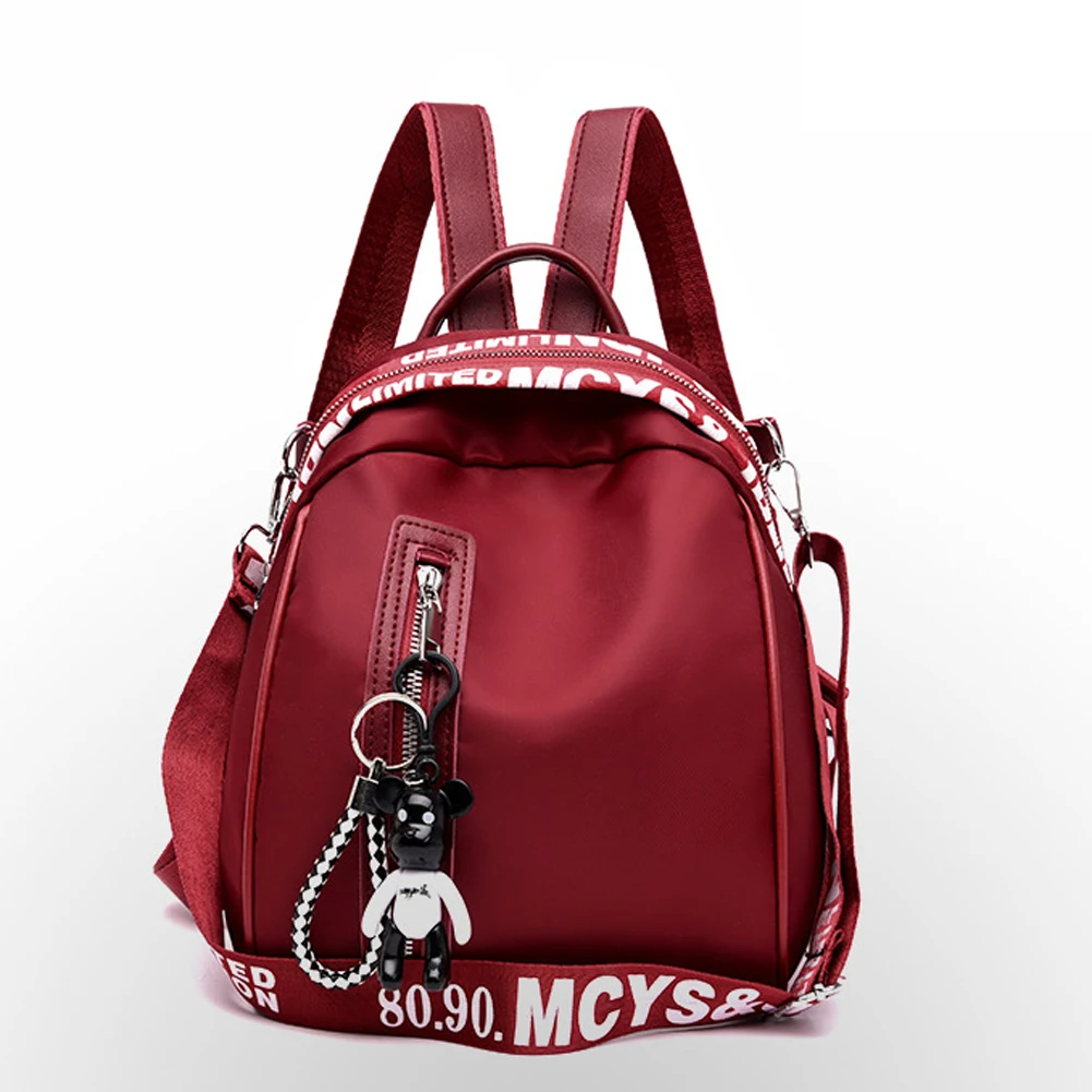 Женский рюкзак с защитой от кражи классический из ткани Оксфорд орнаментом