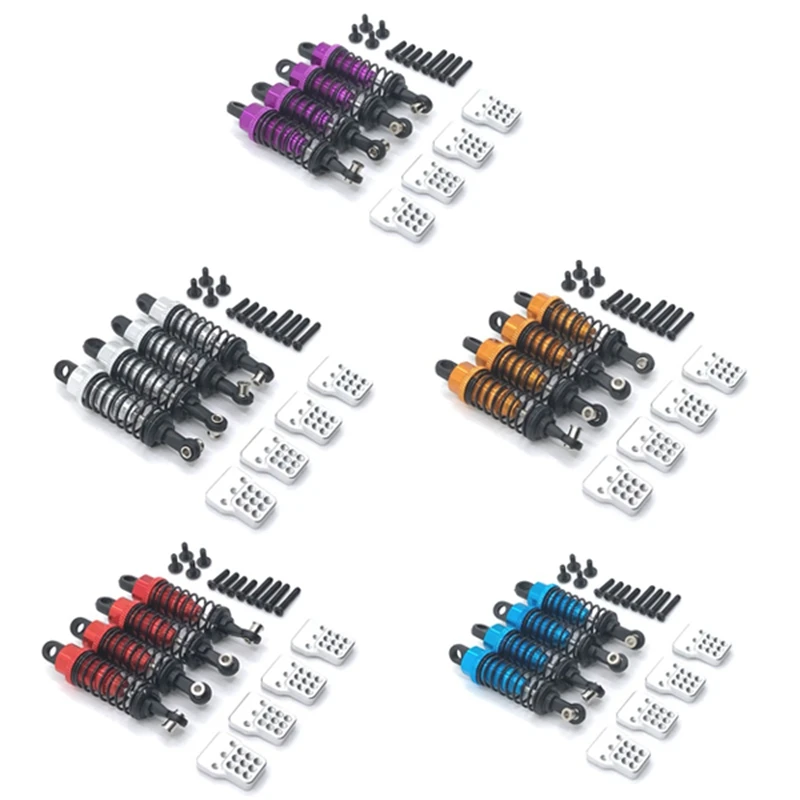 

4 шт. металлический амортизатор крученая со вставками сиденье для WPL C14 C24 C34 MN общего назначения D90 D99 MN90 MN99S RC автомобилей Обновление Запчасти