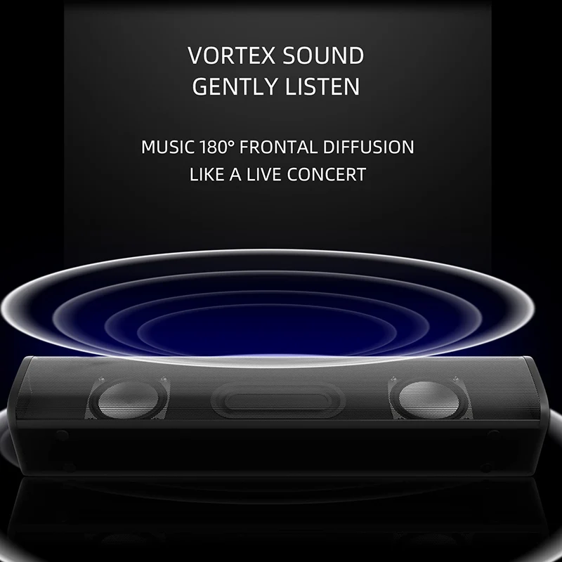 Новый горячий Мини Саундбар длинная полоса сабвуфер динамик для ПК ТВ Настольный