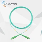 50 шт. 3,5 м одним режимом G657A2 Sx Core 1,6 мм аквабирюзовый LSZH волоконно-оптический патч-корд с желтой трубкой