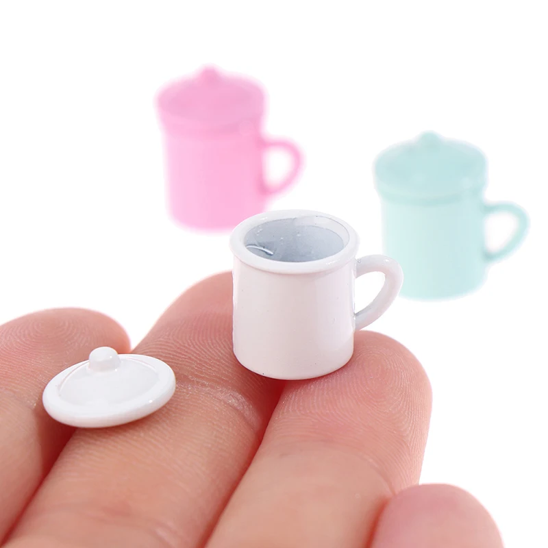 

1:12 Miniature Retro Cup / Gargle Cup Dollhouse Tableware For Dolls House Decor Furniture Accessories Toy