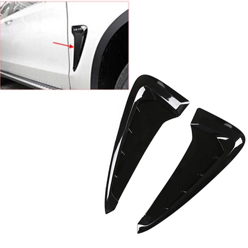 

Car Side Wing Air Flow Fender Grille Intake Vent Trim For-BMW X5 F15 2014-2018 Decoration Accessories