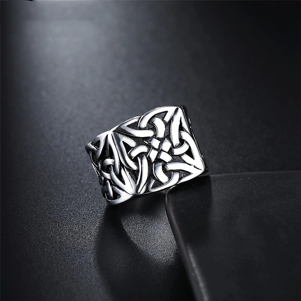 

Loredana Fashionable exquisite Viking series jewelry rings for men and women.Retro Viking legend pattern stainless steel rings