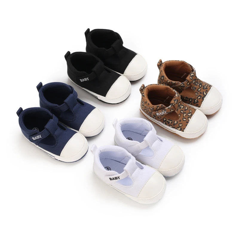 

Обувь для новорожденных мальчиков и девочек, Мокасины с мягкой нескользящей подошвой для малышей 0-18 месяцев