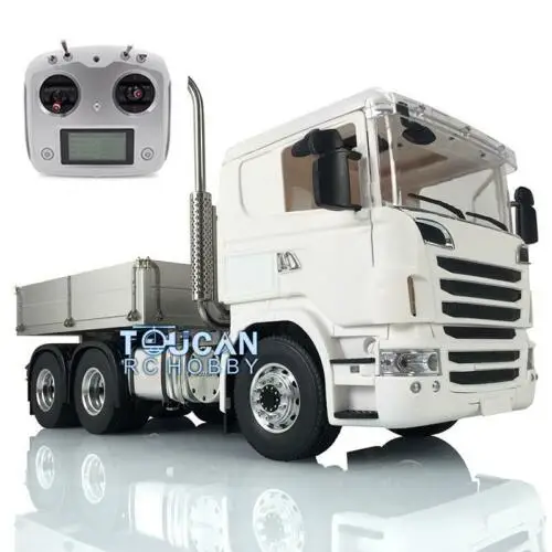 

1/14 LESU 6*6 Metal Chassis W/ Radio RC Tractor Trcuk for Hercules R730 Cabin Scania THZH0667-SMT4