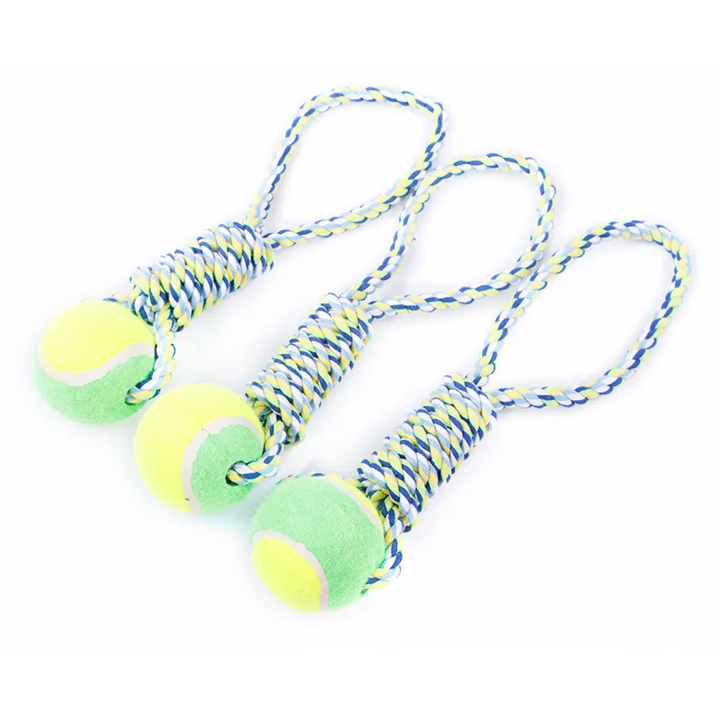 

Manufacturer is 32 cm high bite nep tennis hand cotton rope dog toys molar teeth bite pet toys