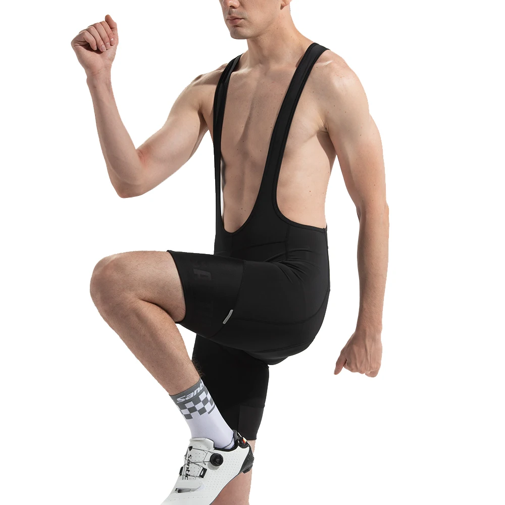 Велосипедные шорты Santic для мужчин мягкие дышащие сетчатые легкие