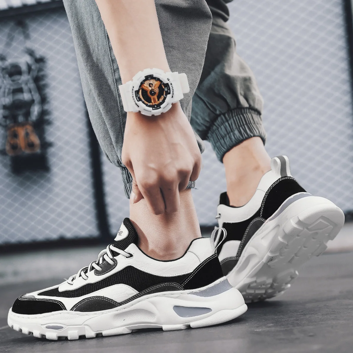 

Spring Casual Shoes Causal Shoes For Men 2020 New Casual Breathable Fashion Sneakers Mesh Zapatillas Hombre Male Shoe Mens