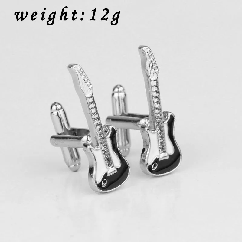 Мужские Подарочные запонки для скрипки серебряного цвета новинка дизайн