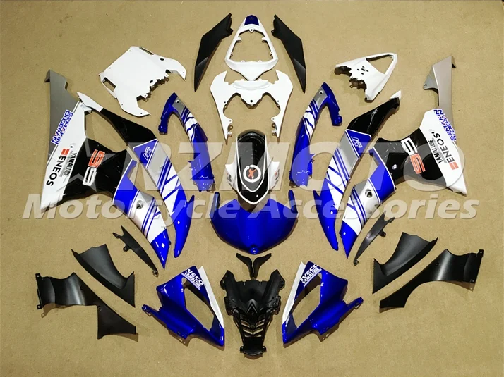 

НОВЫЕ комплекты обтекателей для мотоциклов из АБС-пластика, подходят для Yamaha YZF 600 R6 2008 2009 2010 2011 2012 2013 2014 2015 2016, голубые и белые на заказ
