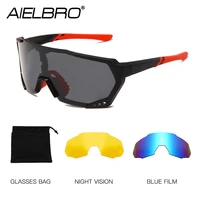 mens sunglasses bicycle glasses sets cycling sunglasses polarized cycling eyewear uv400 sunglasses women with two films