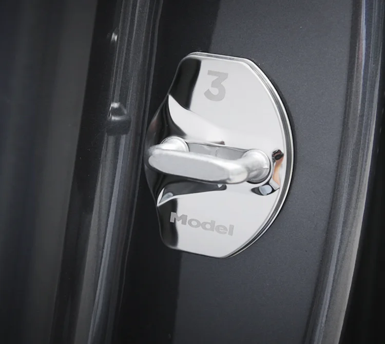 Дверной замок крышка Покрытие ржавчины Крышка для Tesla модель 3 2016 2018