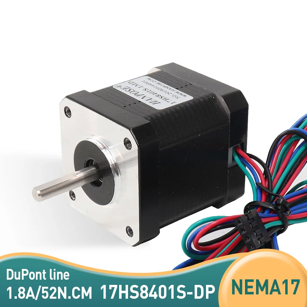 10 шт. 4 проводной двигатель Nema17 1.8a Nema 17 42bygh 1.8A (17HS8401S DP) Мотор с DuPont линией|Шаговый