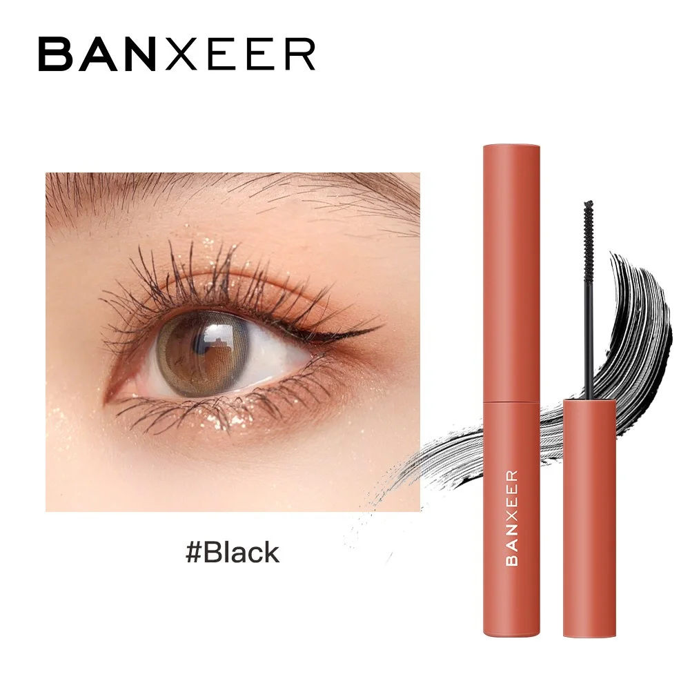 

Ultra-fine Mascara Curl Thick Lengthening Eyelash Mascara Waterproof Non-smudge Brown Natural Curling Fine Brush Mascara Makeup