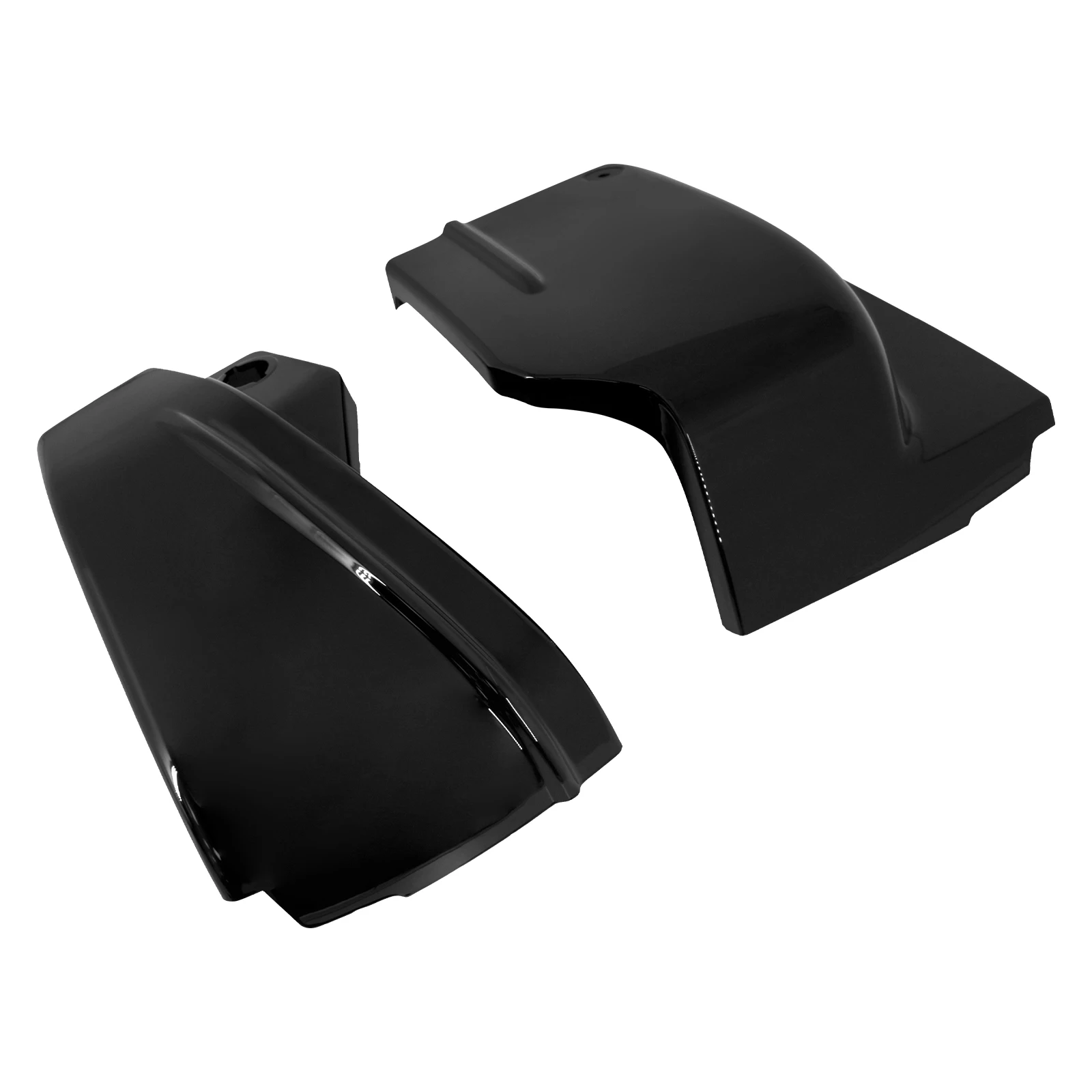 Черная боковая обтекатель аккумулятора из АБС-пластика для мотоцикла левая и