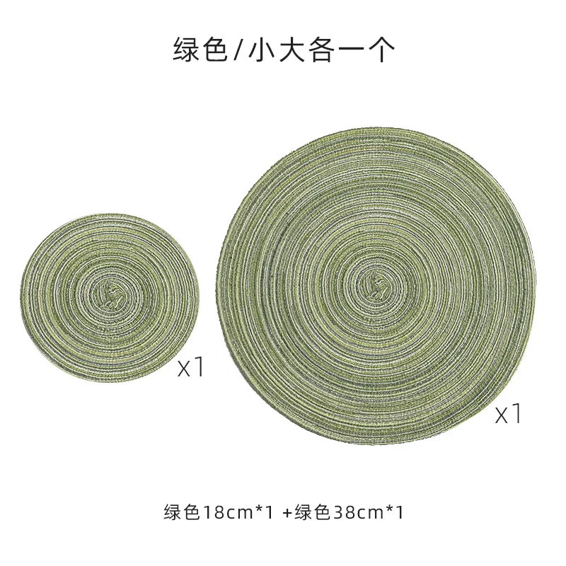 

Nordic Western Table Place Mat Creative Desk Mats Home Non Slip Pot Holder Japanese Kitchen Decor Accessories Bowl Pads Tea Mat
