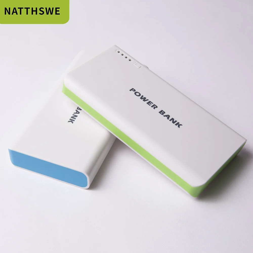 NATTHSWE 20000 mAh High Capacity Power Bank Portable External Battery Fast Charging for Mobile Phones with Dual USB Ports | Мобильные