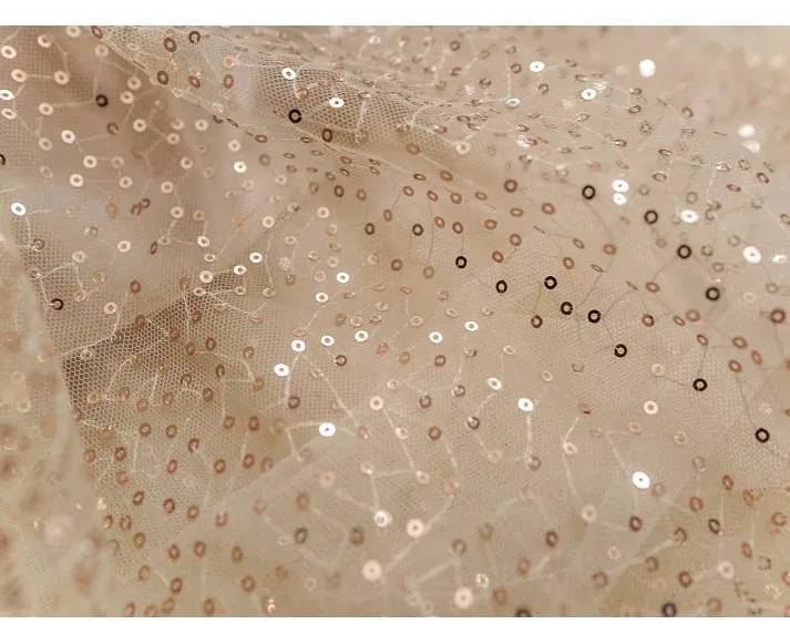 Женская длинная юбка с блестками блестящая сетчатая трапециевидная вышивкой и