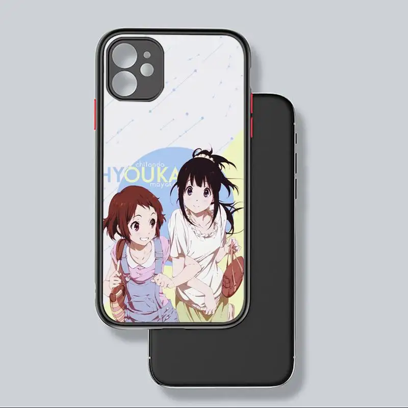

Hyouka Phone Case For iphone 12 11 8 7 plus mini x xs xr pro max matte transparent cover