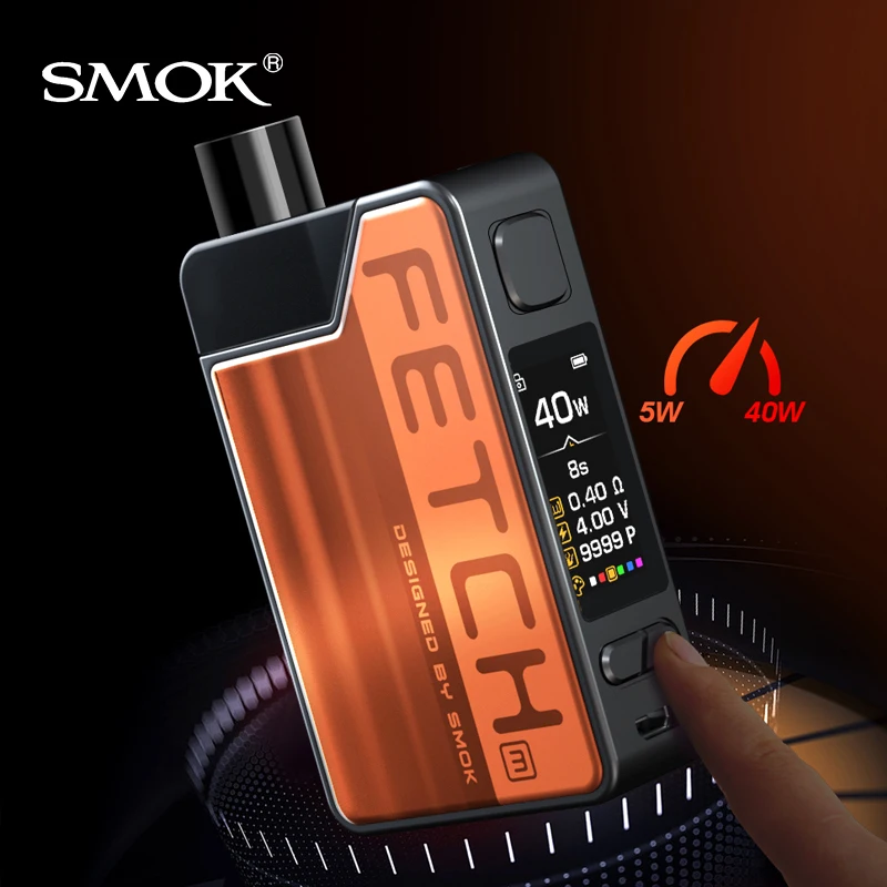 SMOK Fetch Mini Pod Vape Kit 1200 мАч и 3 7 мл 40 Вт электронная сигарета pod kit fit RPM сетчатая Тройная