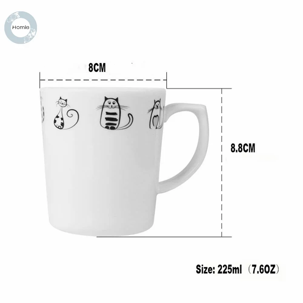 cup Homies японский стиль кошачья миска керамическая посуда столовая посуда набор соус рисовая супница лапша миска котенок кружка с изображением кошачьей мордочки для кошки любовь - Цвет: cup