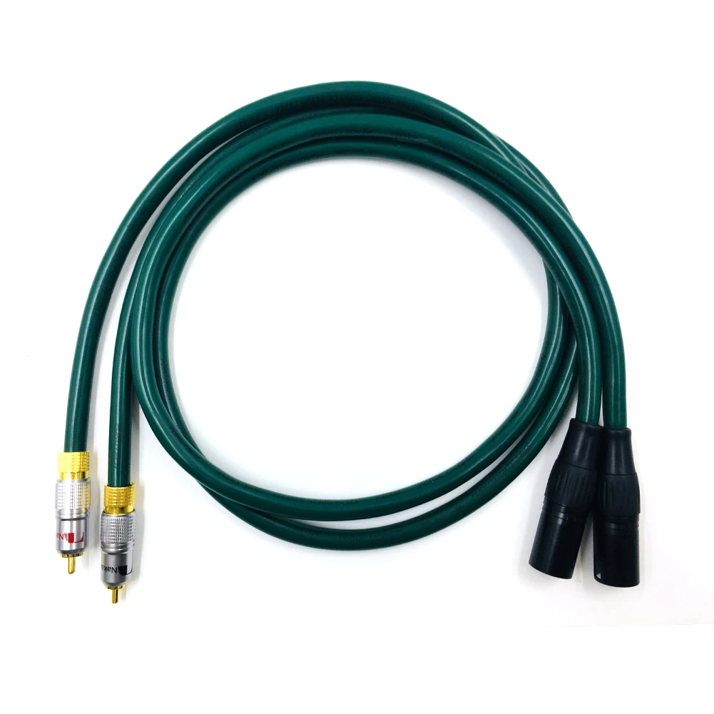 Кабель Hifi 2RCA штекер 2XLR Hi end FA 220 OCC XLR двойной RCA аудиопровод|Кабели VGA| |