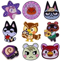 homegaga cute funny animals enamel pin badge brooch lapel pin denim jeans shirt cartoon cute game jewelry gift for kids d3092