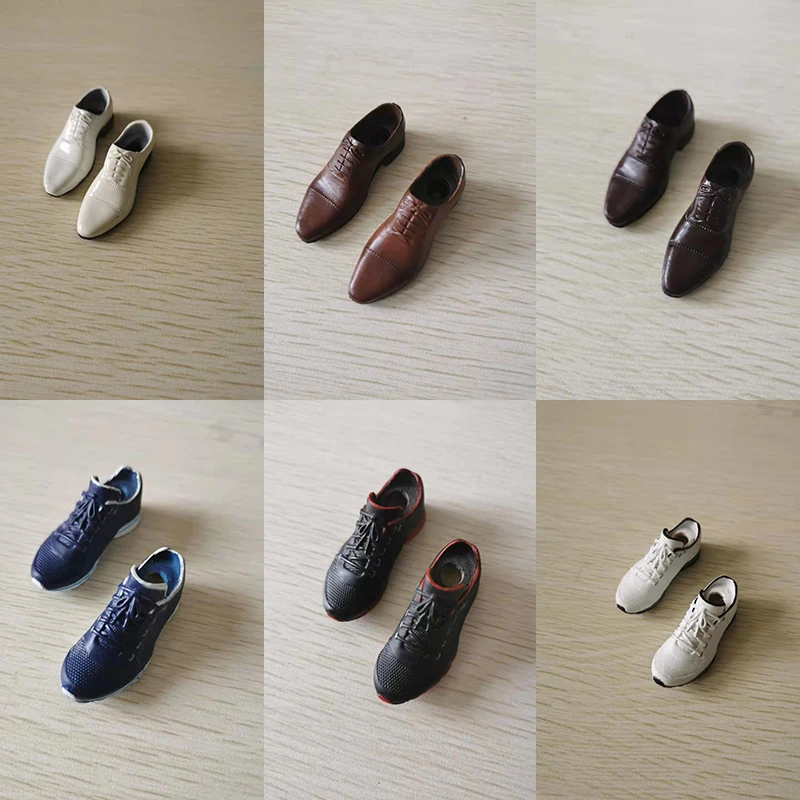 

Модель мужской обуви с острым носком, размер 1/6