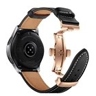 Ремешок из натуральной кожи для часов Gear S3 Frontier, браслет для Samsung Galaxy Watch 46 мм 22 мм, huawei watch gt