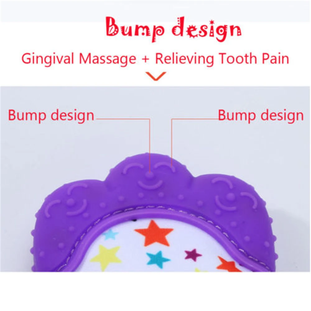 Пищевые силиконовые молярные перчатки для ухода за зубами успокаивающие