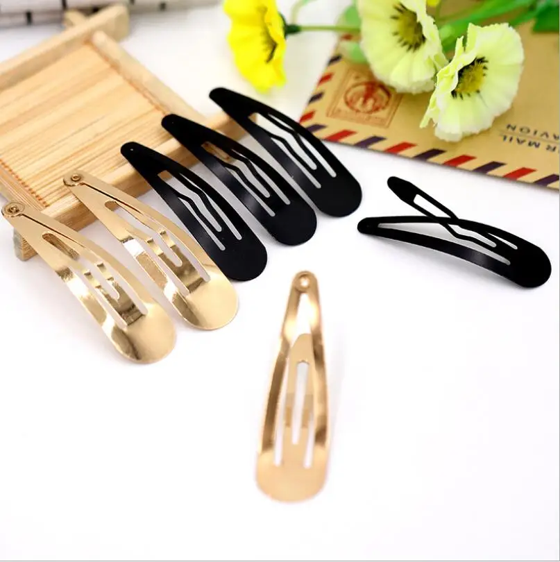 

10pcs/pack 4cm Snap Hair Clips for Hair Clip Pins BB Hairpin Metal Barrettes for Baby Children Women Girl Styling Accessories