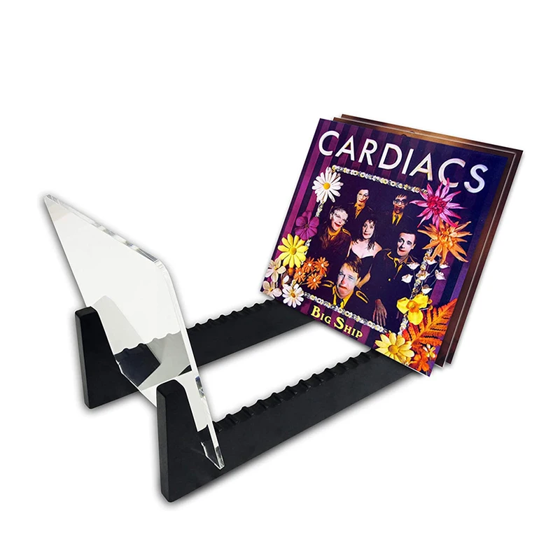 

Vinyl Record Storage Holder Acrylic Music Albums Multifunctional Display Stand in This Modern Portable Rack Unit ADW889