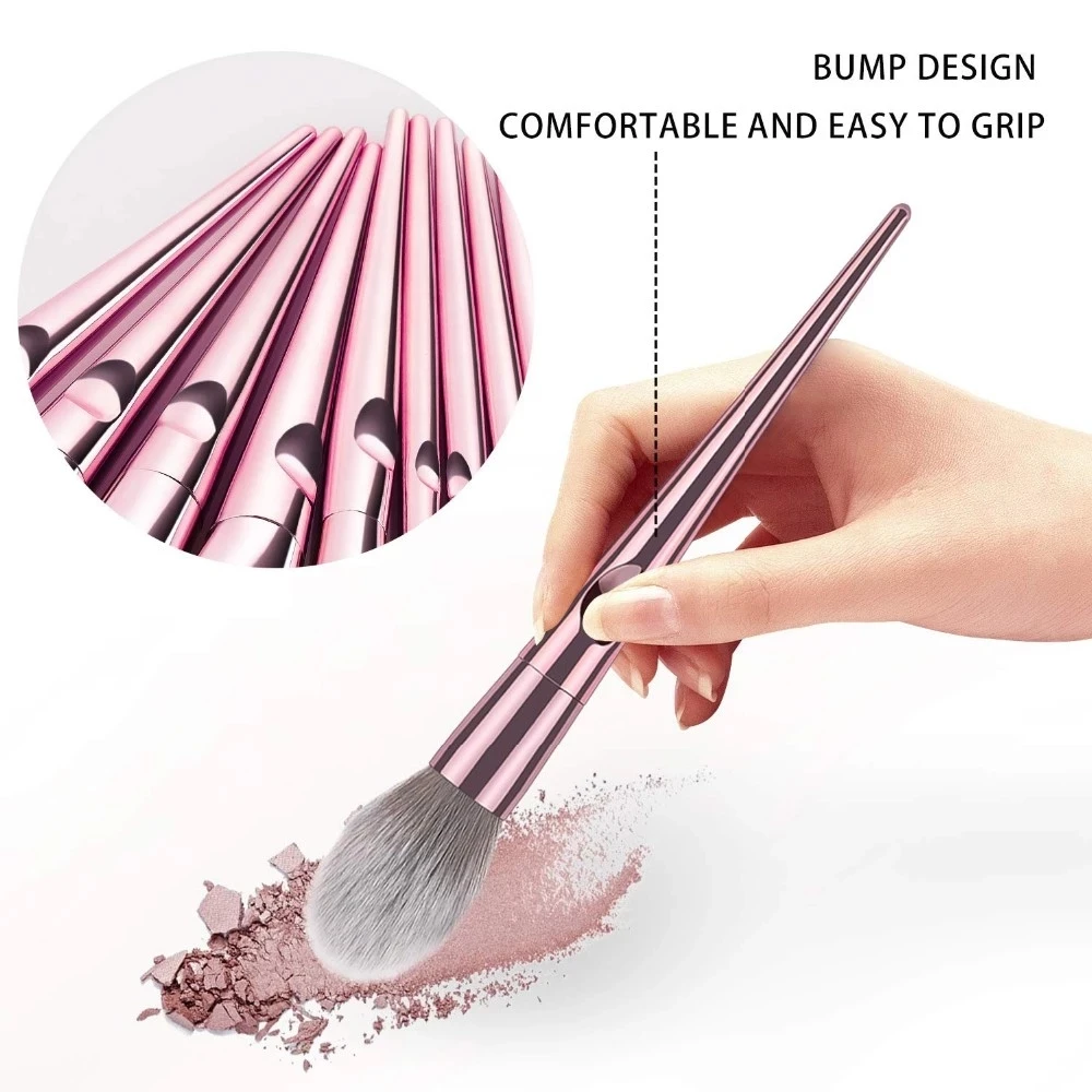Новинка 10 кистей для макияжа влажной и дикой пудры с радиапосылка том набор