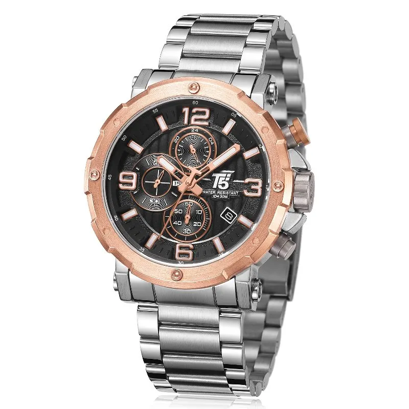 Высококачественный роскошный бренд стальной ремешок мужские дизайнерские