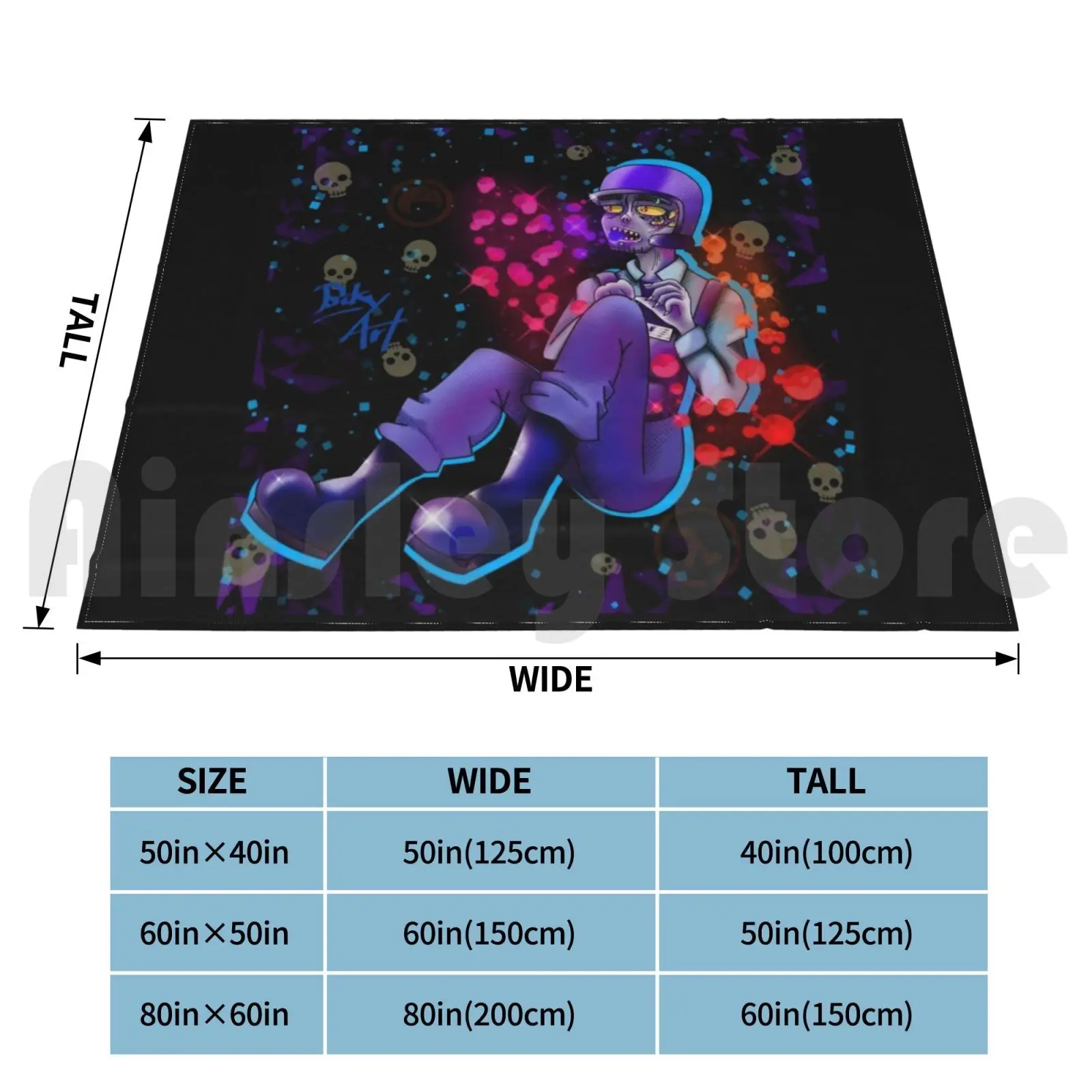 Одеяло Benrey (Hlvrai) Fashion Custom Half Life Sweet Voice Benry Biky Art Hlvrai Passport Черный