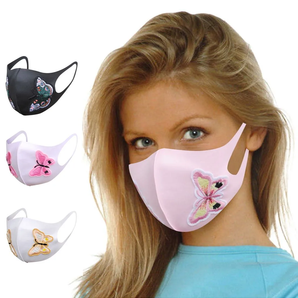 1/3 шт. взрослая маска персик сердце Бабочка алмазная моющаяся многоразовая для
