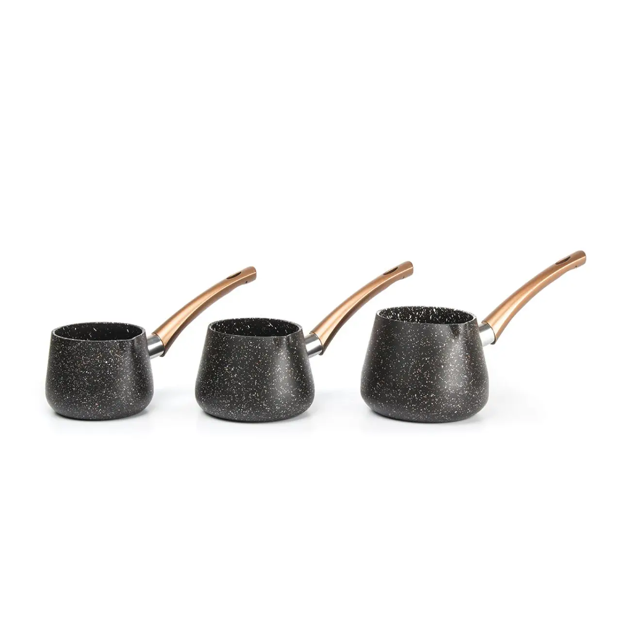 

EWs Black Color 3 Piece Coffee Pot Set lunch box bulaklar eat bars knife