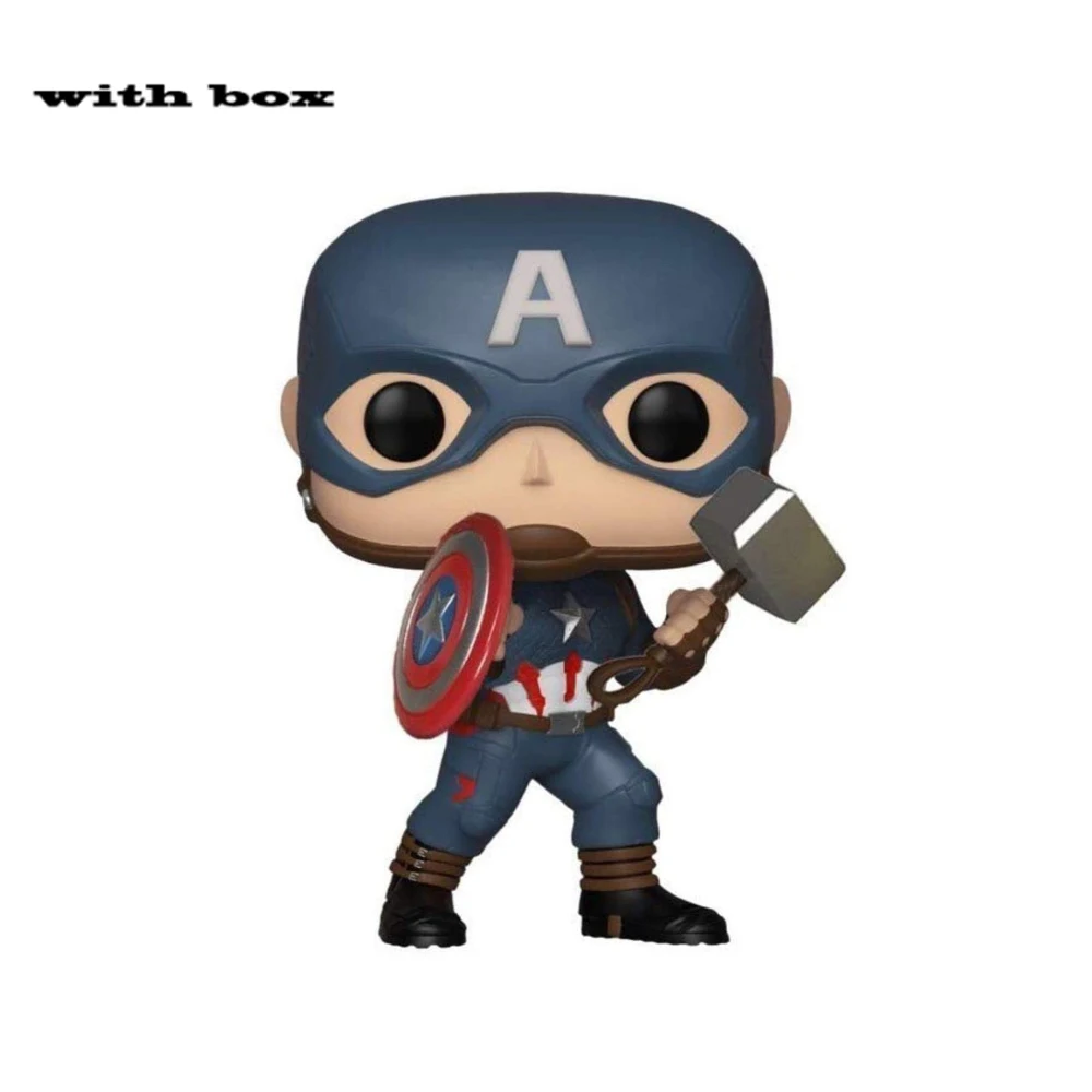Виниловые экшн-фигурки Captain America #481 с коробкой ПВХ игрушки для подарка на день