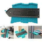 Самоблокирующаяся линейка для измерения контура и профиля, измеритель для плитки, ламината, краев, дерева, ABS, 5 дюймов