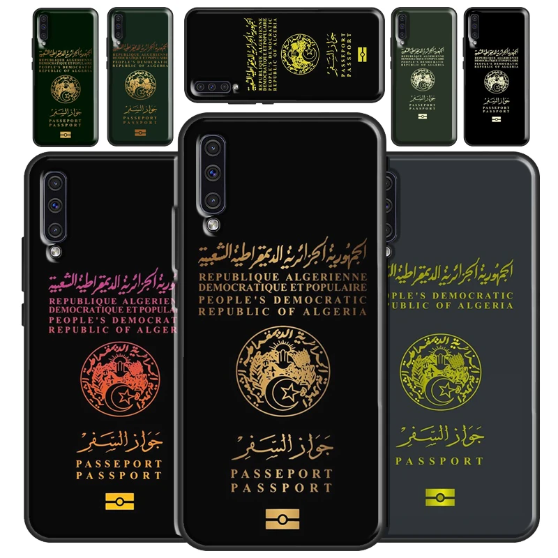 Чехол для телефона с алжирским паспортом Samsung A12 A32 A52 A72 A71 A51 A31 A11 A70 A50 A40 A10S A21S A02S
