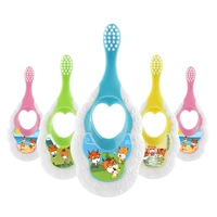 anti slip handle children cartoon toothbrush baby soft bristles toothbrush kids training toothbrush for toddler dental oral care