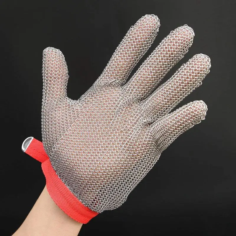 Protective Glove Stainless Steel Mesh Cutting Resistant Chain Mail For Kitchen Butcher S | Безопасность и защита