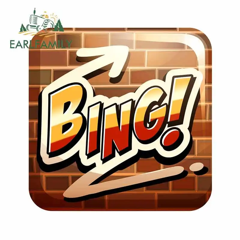 

EARLFAMILY 13cm x 12.4cm Funny Graffiti Vinyl Car Stickers and Decals Funny Decoration DIY Car Assessoires Scratch-Proof